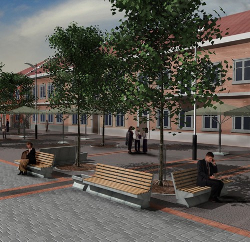 projekty - przestrzen-publiczna - plac - SANOK Rynek